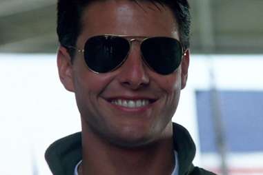 Aviator sunglasses in Top Gun