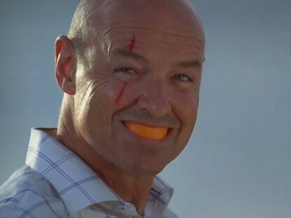 Lost, John Locke, Orange in mouth