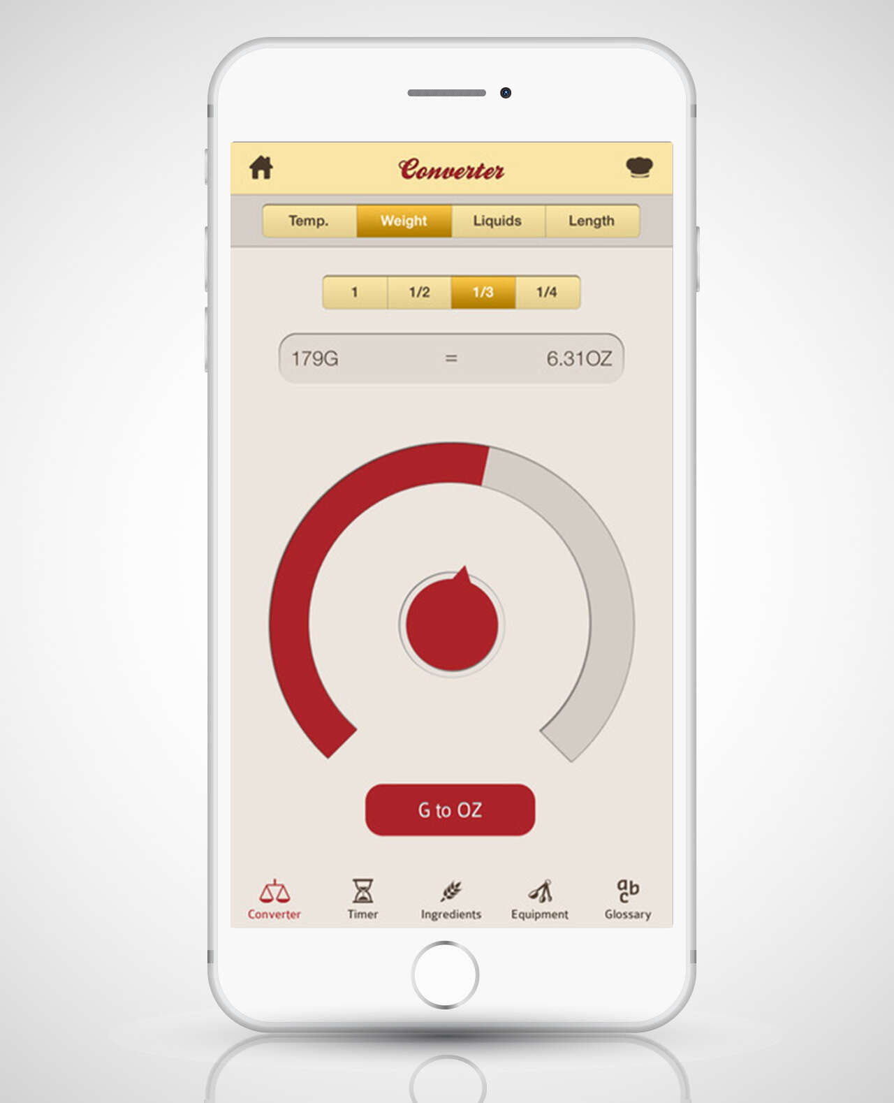 excoffier cook's companion app in iphone 6s