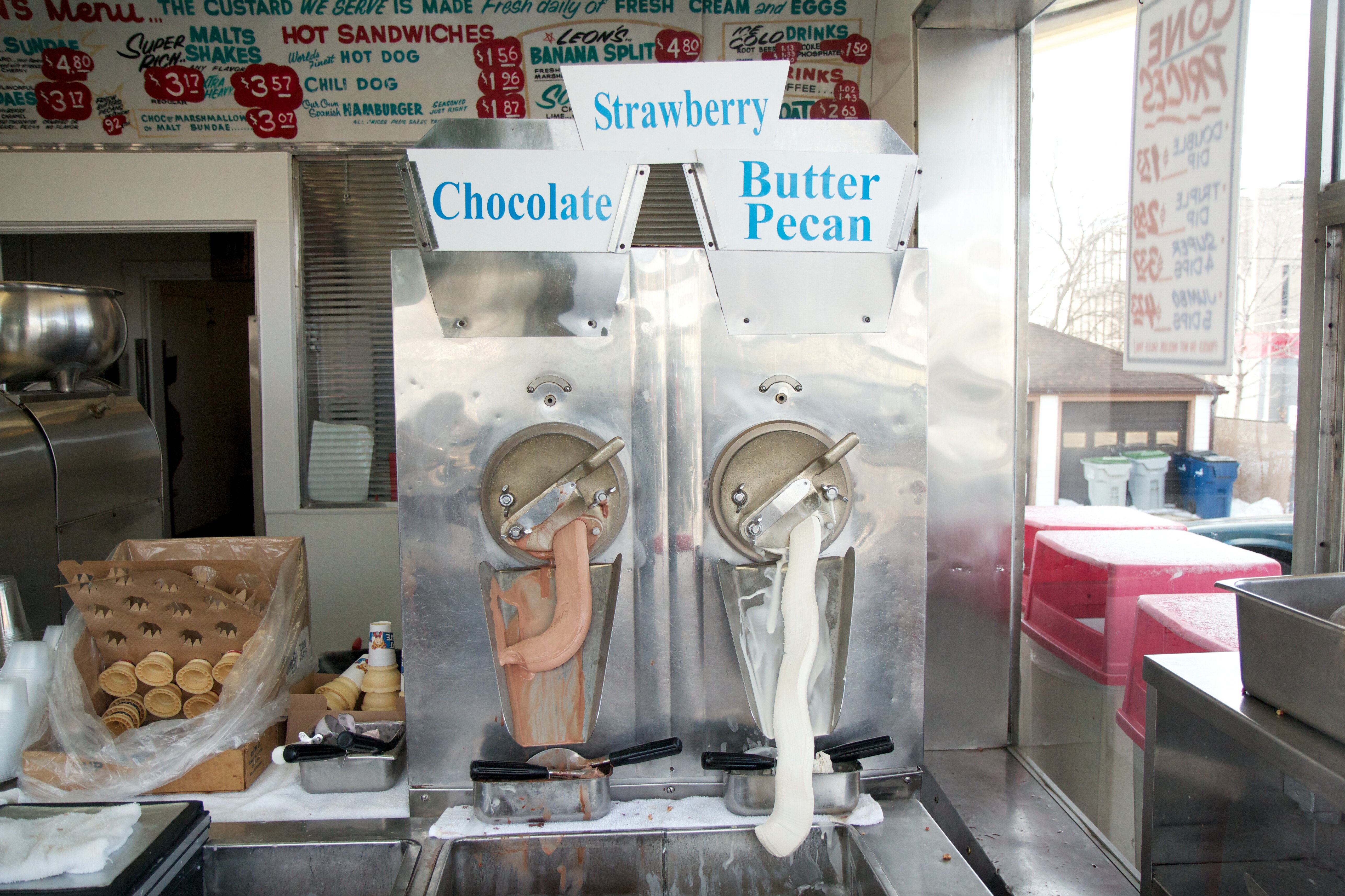 frozen custard, frozen custard machine