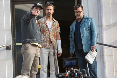 the nice guys - shane black ryan gosling and russell crowe