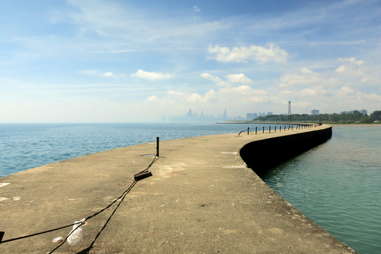 Montrose Point Chicago dock