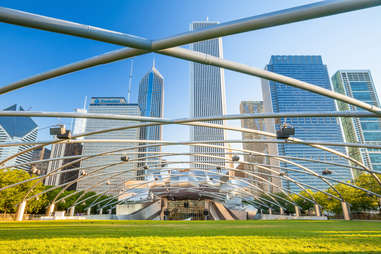 Millennium Park lawn Chicago