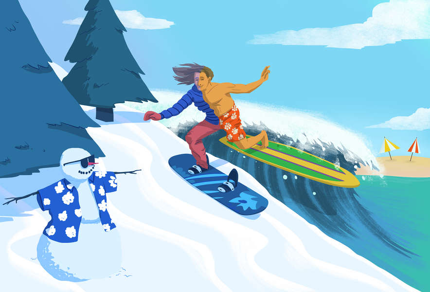 Can You Actually Surf and Ski on the Same Day in LA Thrillist