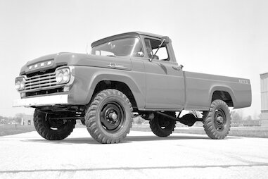 Ford F-100’s first 4WD truck was in 1959
