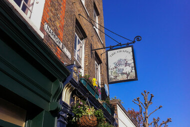 The Grapes bar in london