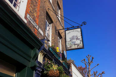 The Grapes bar in london