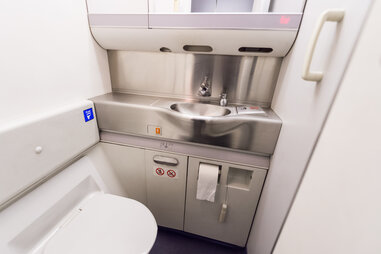 airplane toilet