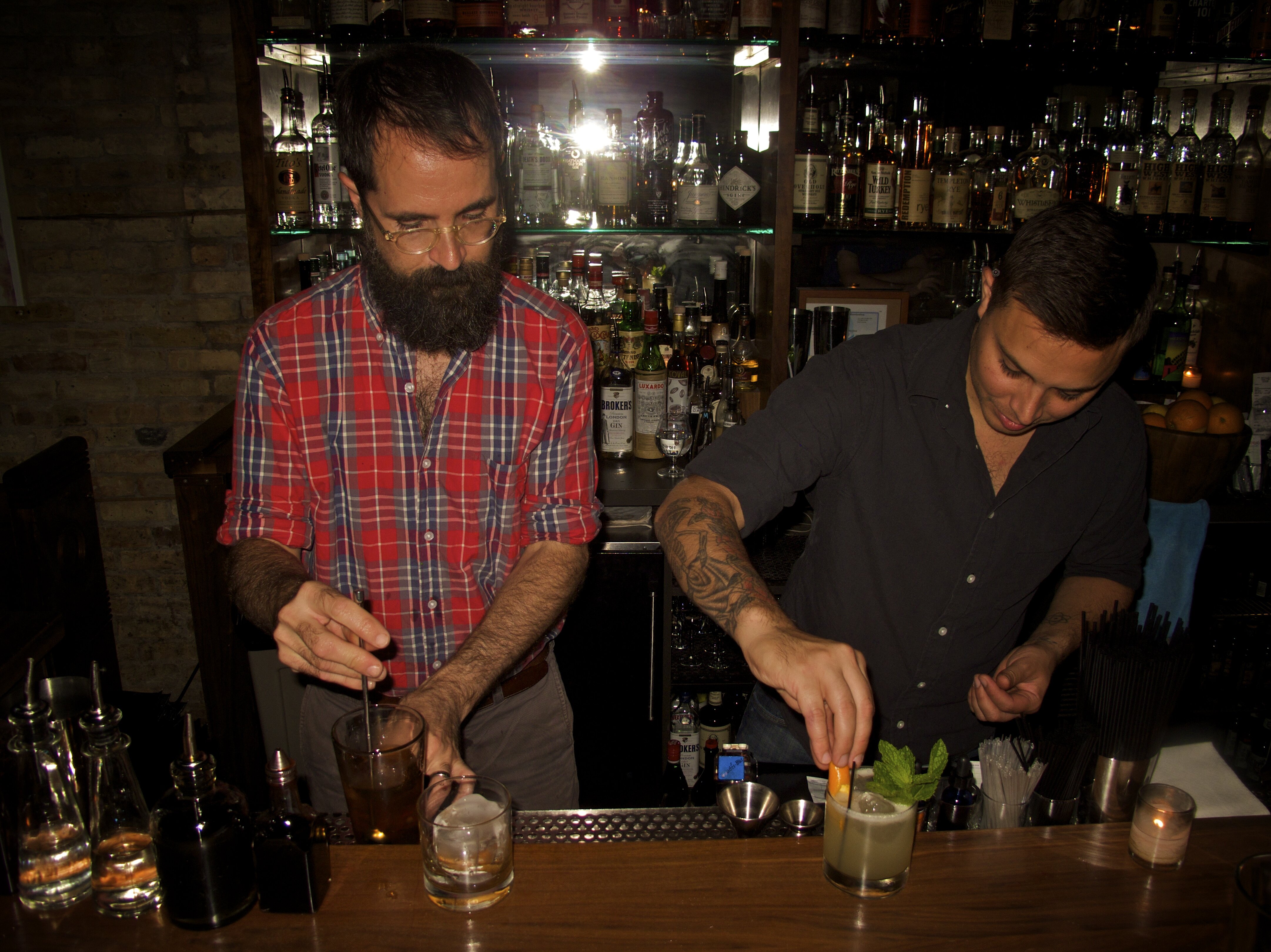 Bartenders at The Whistler