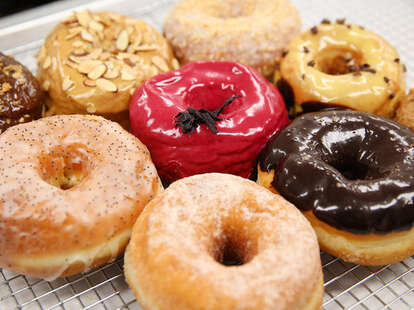 Dough doughnut shop nyc assortment