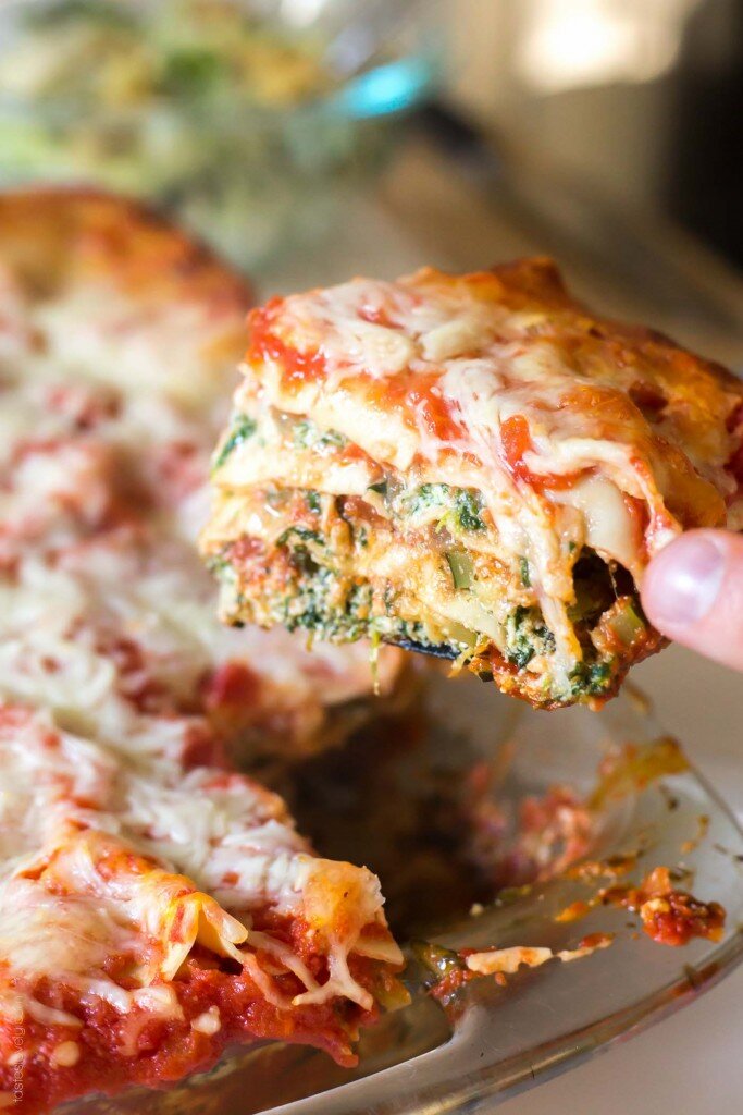 vegetable lasagna recipe healthy lunch