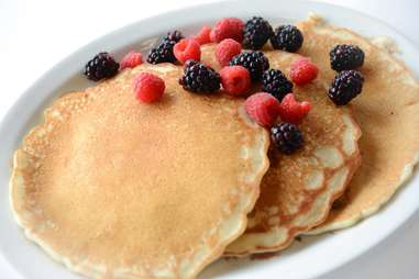 BlueLine Diner pancakes in Niagara Falls