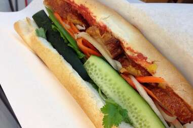 banh mi sandwich from interasian market & deli