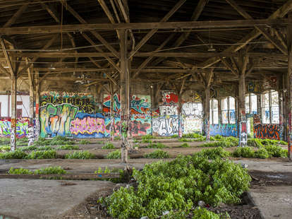 Interior of Bayshore Roundhouse
