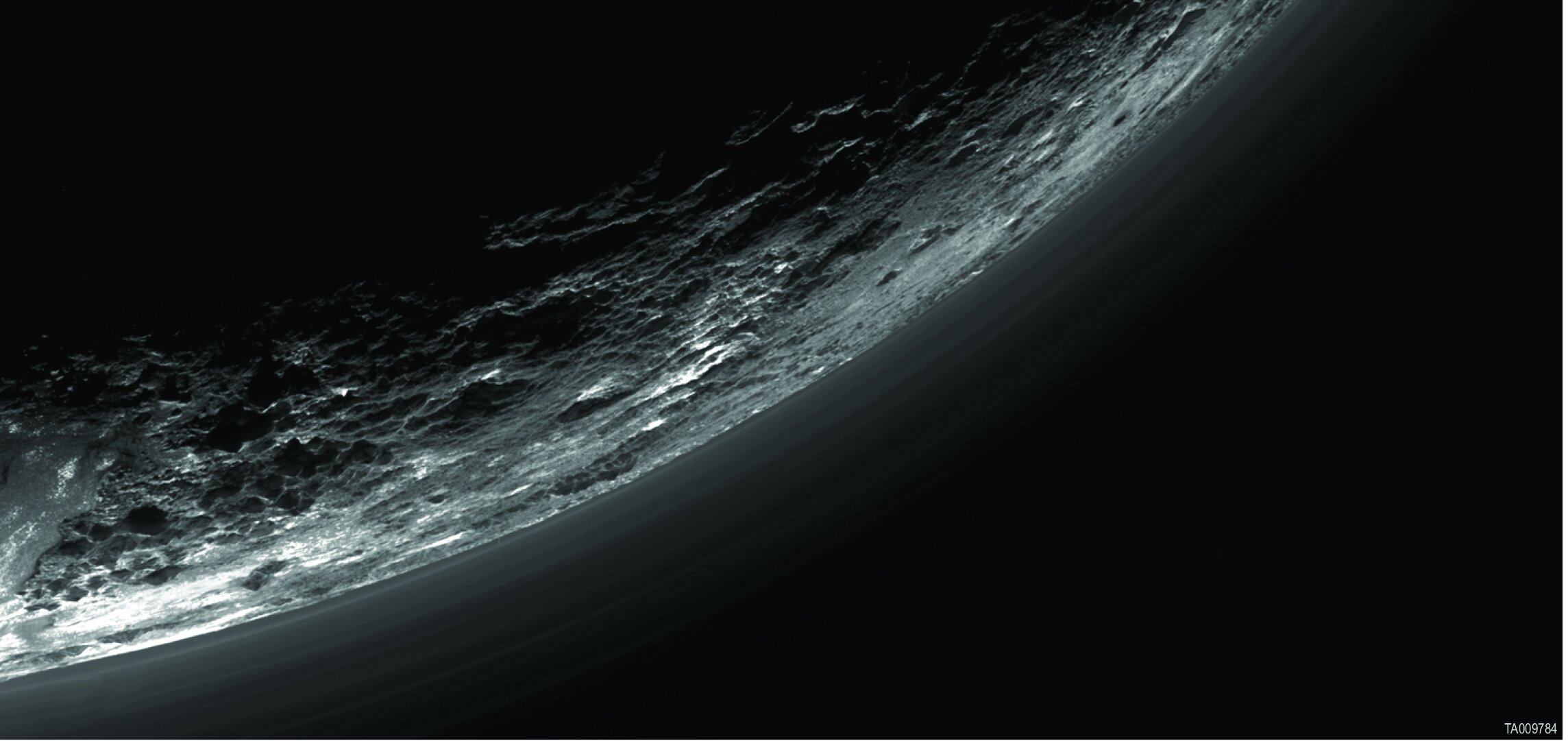 haze layers above pluto