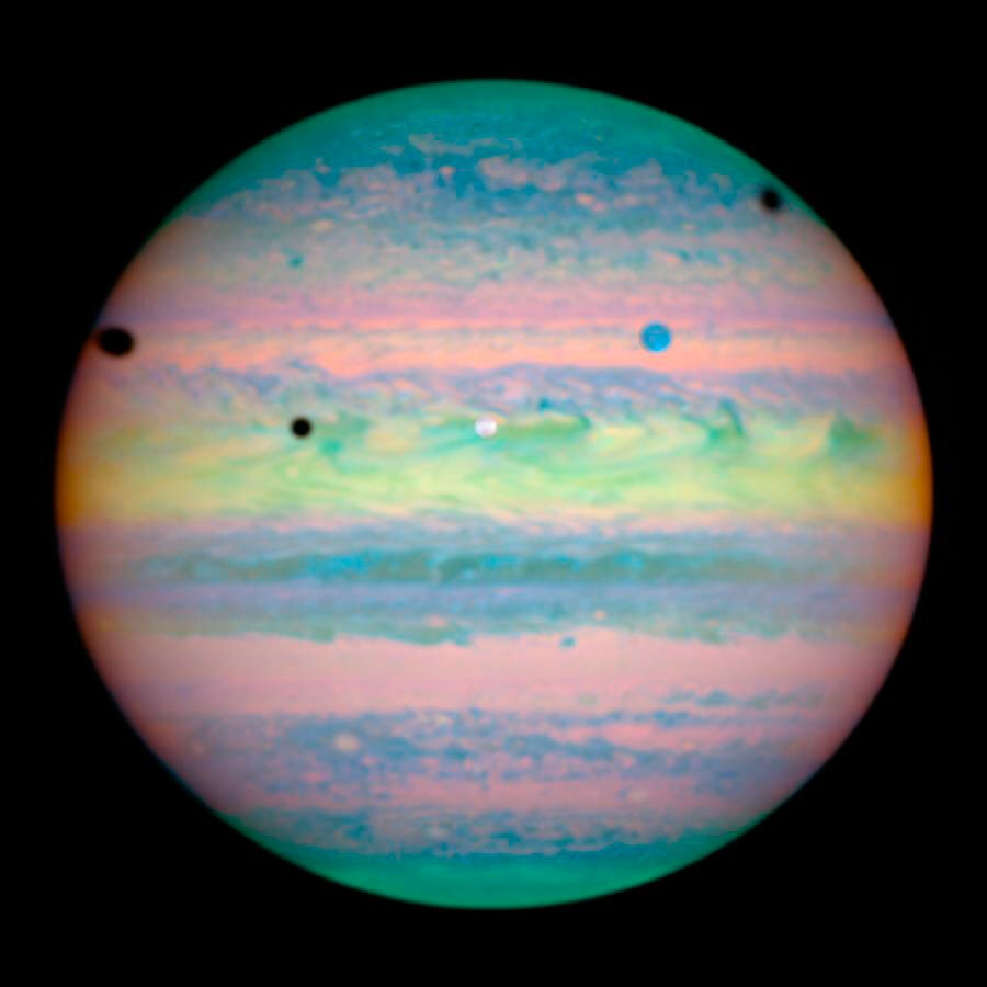 triple eclipse on Jupiter