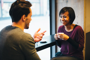 couple on a coffee date