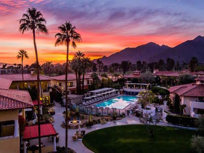 miramonte resort hotel palm springs california sunset