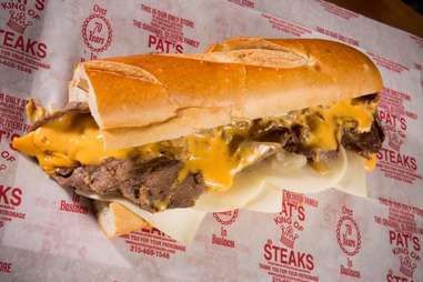 pat's king of steak sandwich