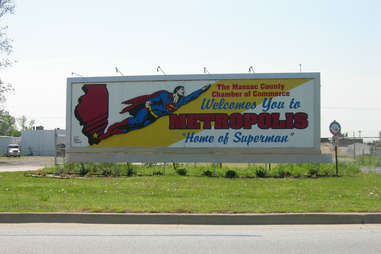 Metropolis, Illinois, the home of Superman