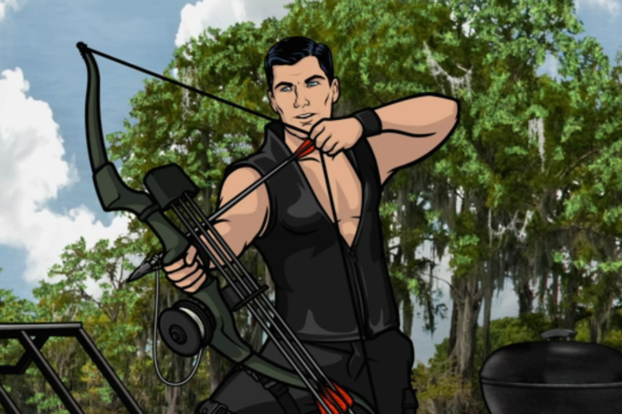 Fxs Sterling Archer Ranks 12 Famous Archers Legolas Katniss Daryl