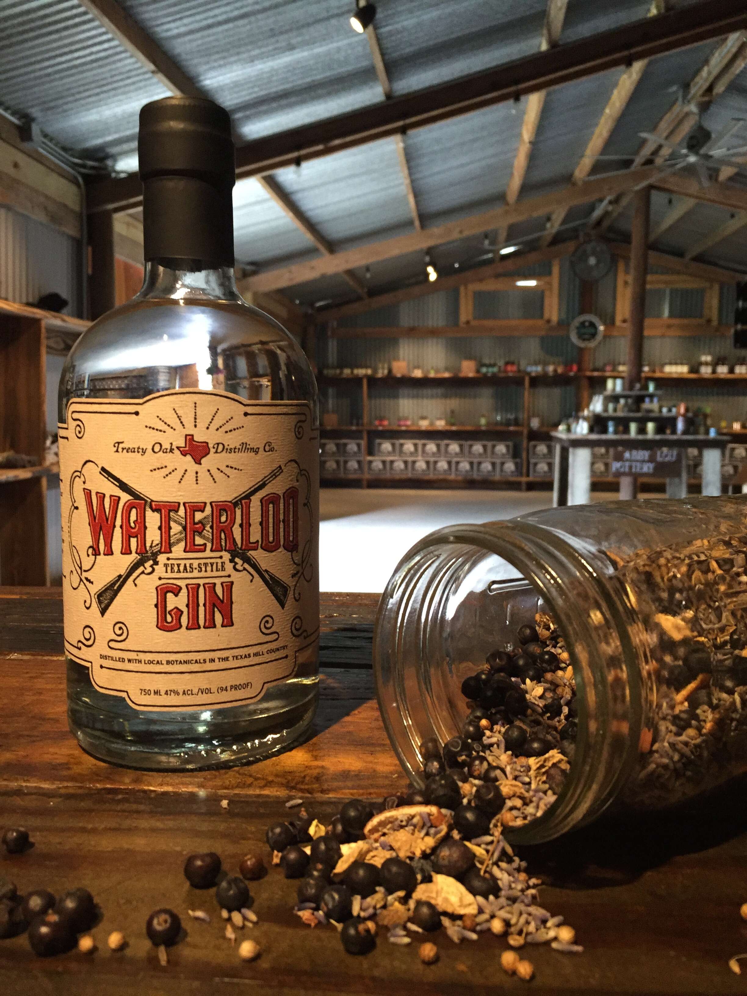 Waterloo Gin, Waterlook Gin and granola