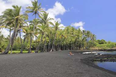 Panalauu Black Sand Beach