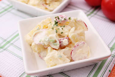 potato salad close up