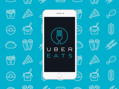UberEATS app on phone