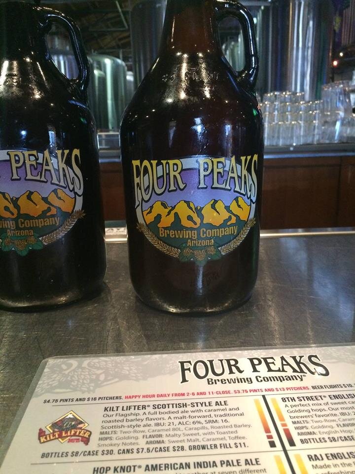 four peaks growlers