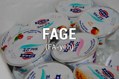 Cups of Fage yogurt
