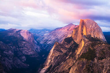 Half Dome mountain in California