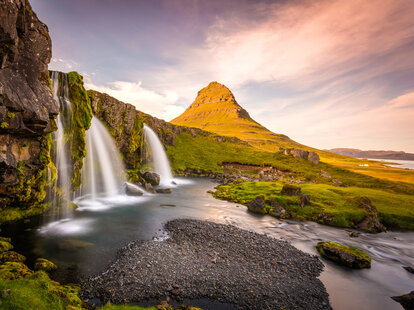 Kirkjufell mountain in Iceland