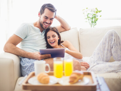 cute couple on sofa is it possible to turn someone gay