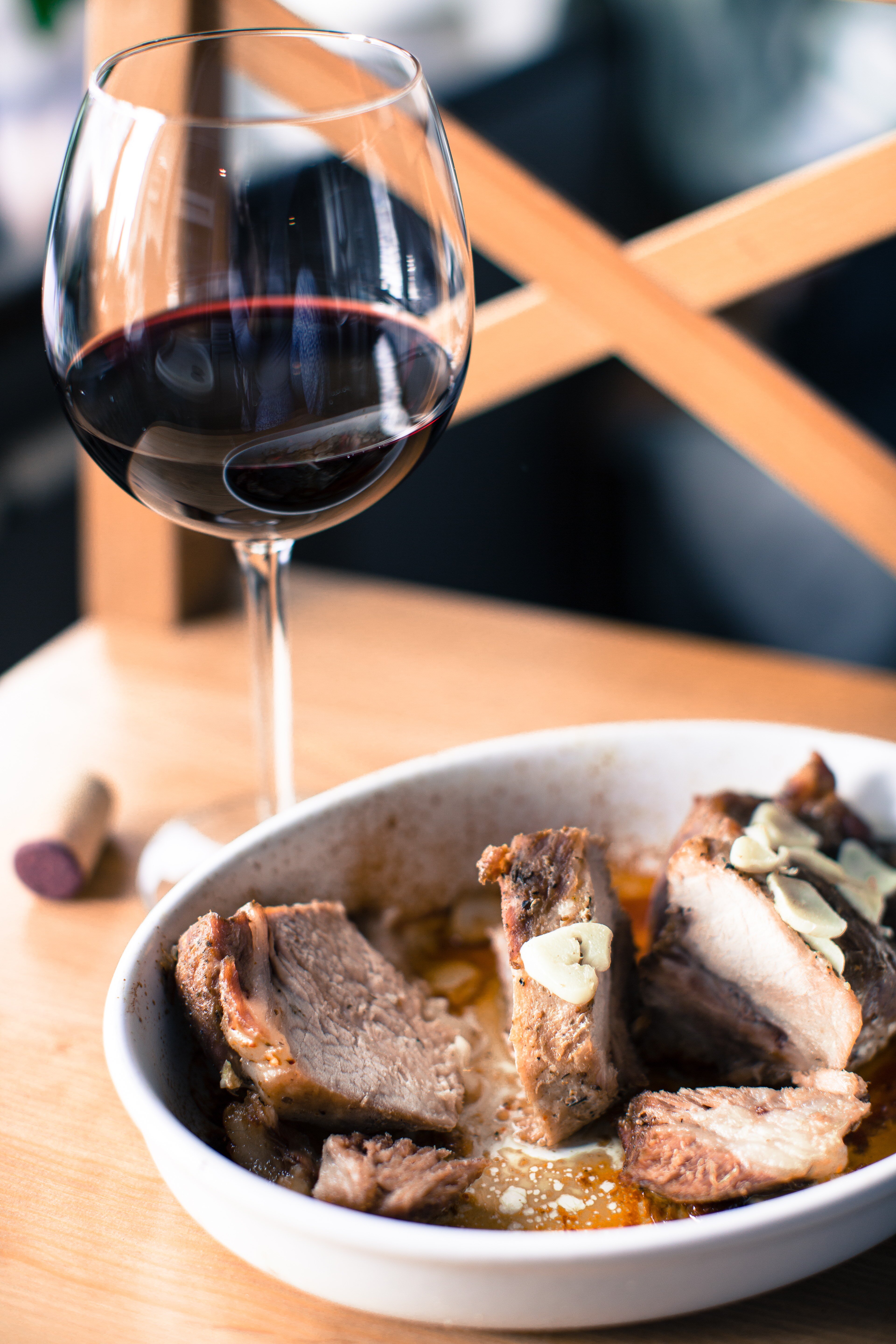 red wine and chicken dish