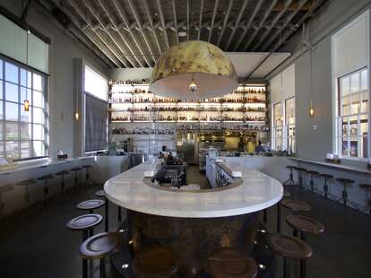 Interior of Bar at Hard Water