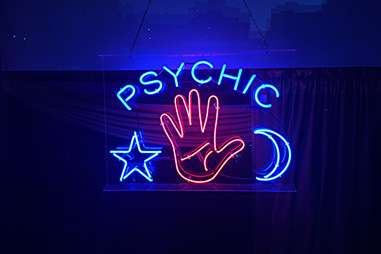 neon sign psychic 