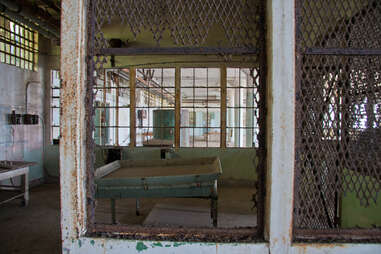 Old Alcatraz laundry room
