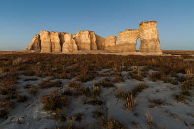 Monument Rocks in Kansas