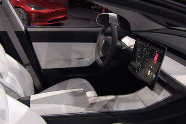 The Tesla Model 3 Interior seems downright Plush