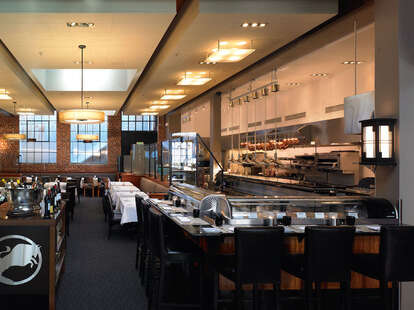 Interior of Main Dining Room at Alexander's Steakhouse San Francisco