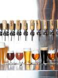 Beer taps at Edmund's Oast