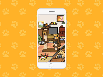 neko atsume screenshot in iphone 6