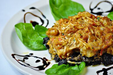 Italian entree at La Villa