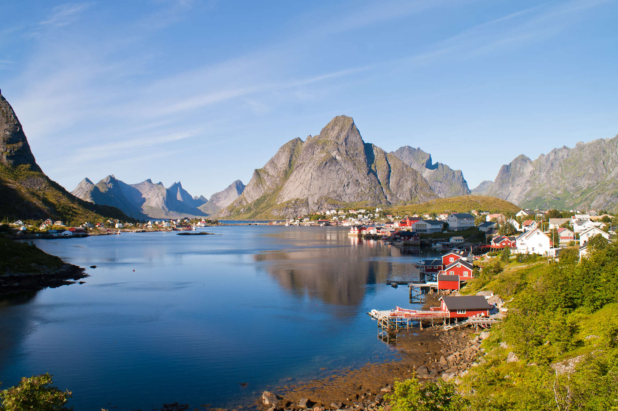 Lofoten Fishing Village in Norway
