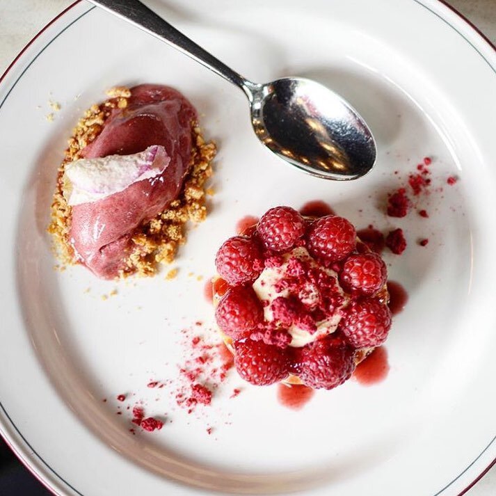 entrecote raspberry dessert melbourne