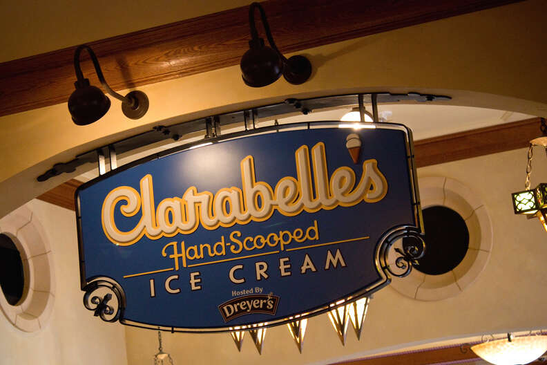 Clarabelle's Hand-Scooped Ice Cream, Disneyland Ice Cream