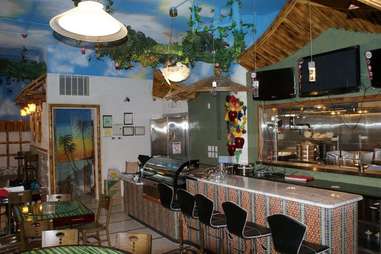 Interior of Bubor Cha Cha Dim Sum in Boston