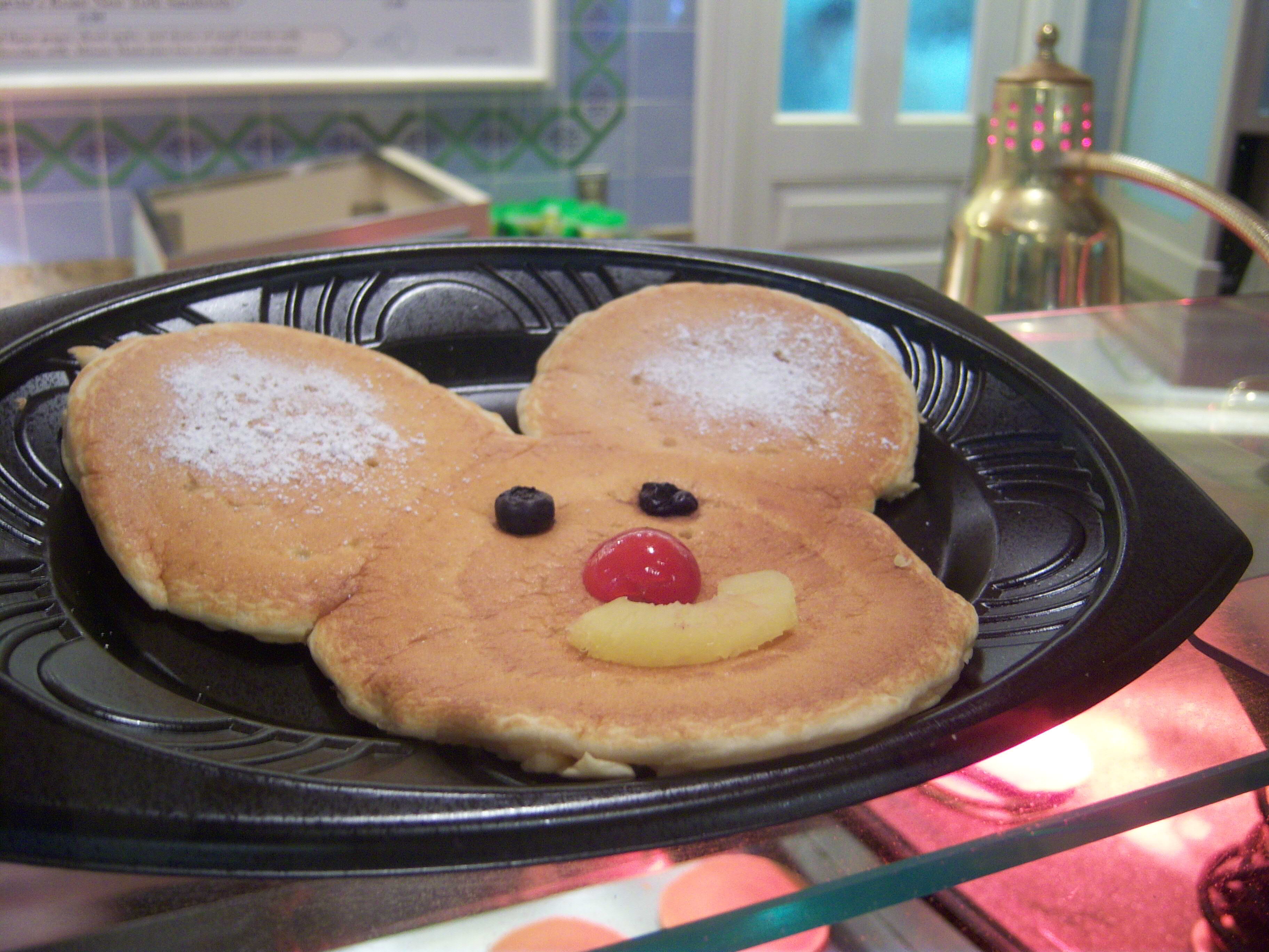 Mickey Mouse Pancake, River Belle Terrace pancake