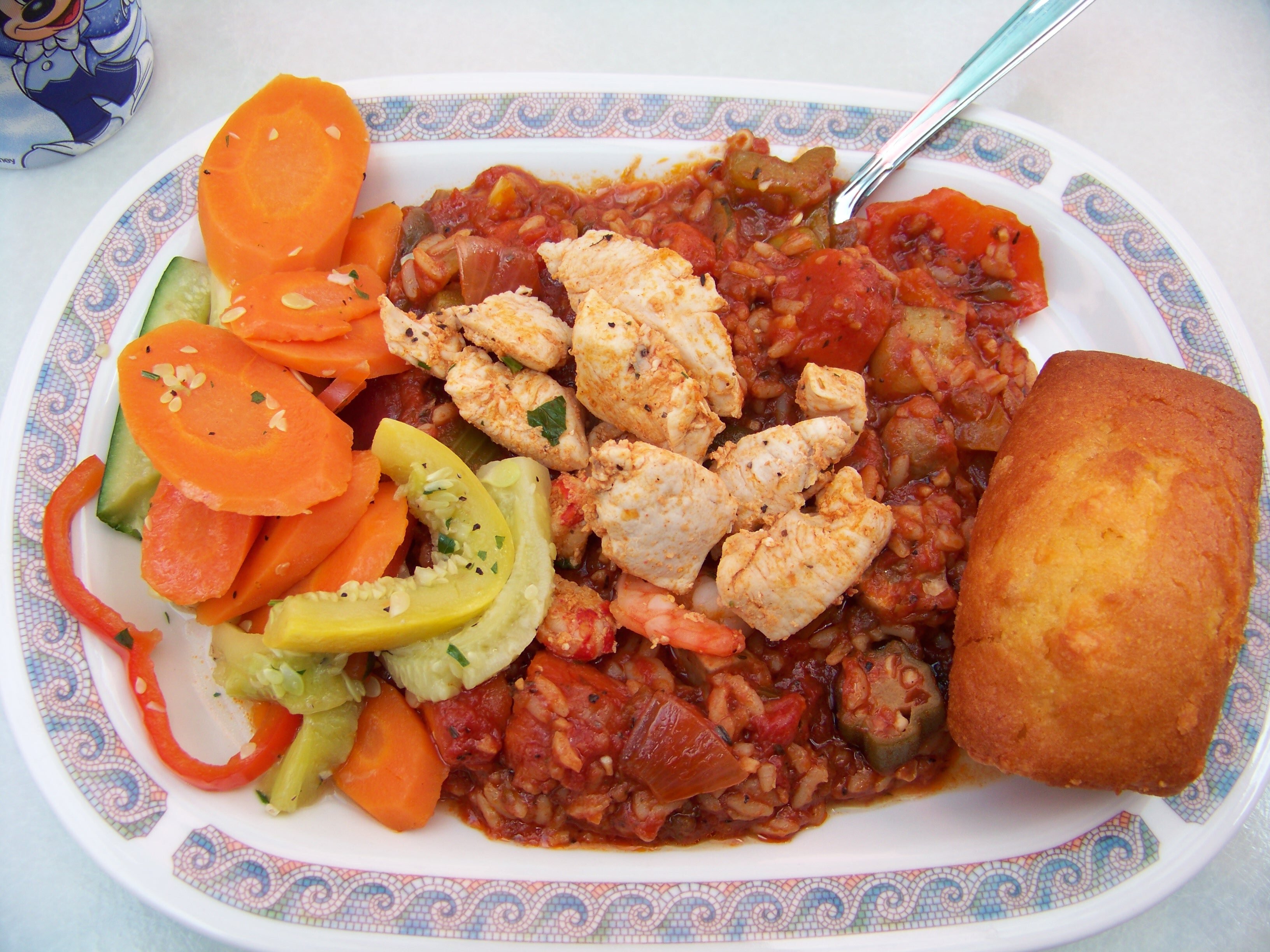 Seafood & Chicken Jambalaya, French Market Restaurant